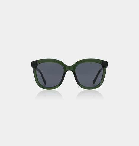 Billy zonnebril dark green transparant - A. Kjaerbede