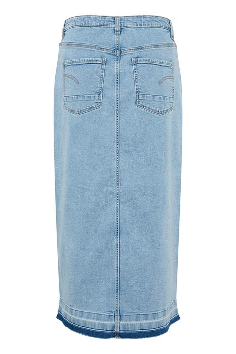 Ami jeansrok lang light blue - Culture