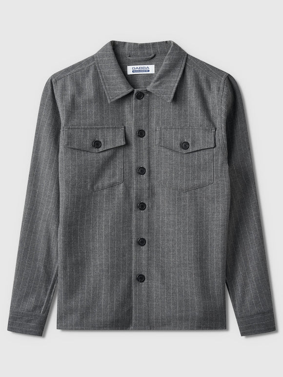 Clipper pino overshirt lt. grey - Gabba