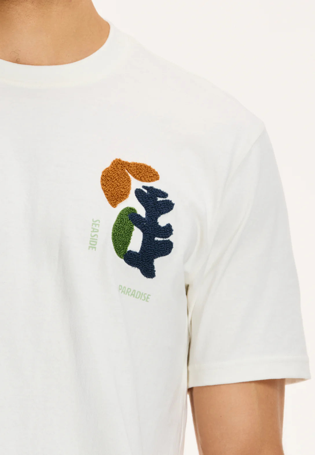 Seaweed t-shirt wit - Shiwi