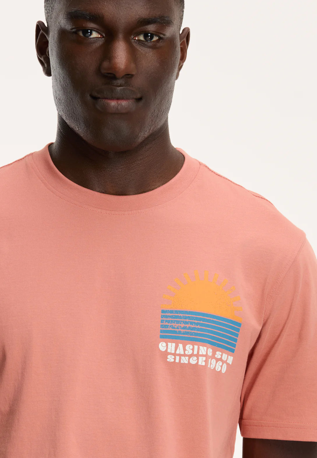 Sunset t-shirt faded pink - Shiwi