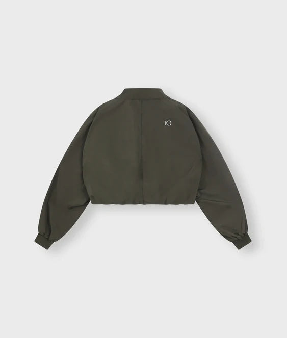 Cropped blazer jacket oil grey - 10 days