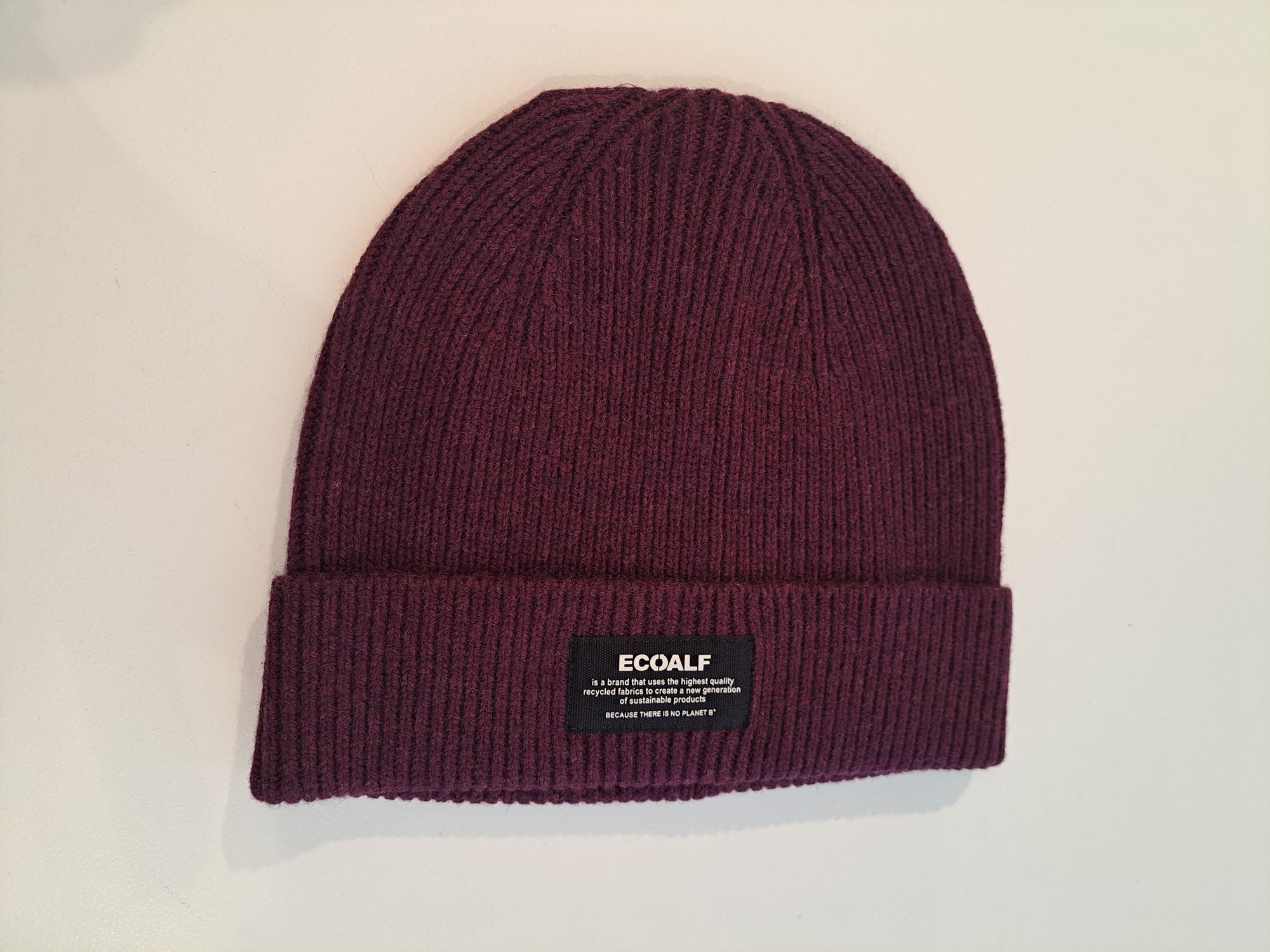 Wool beanie grape mel - Ecoalf