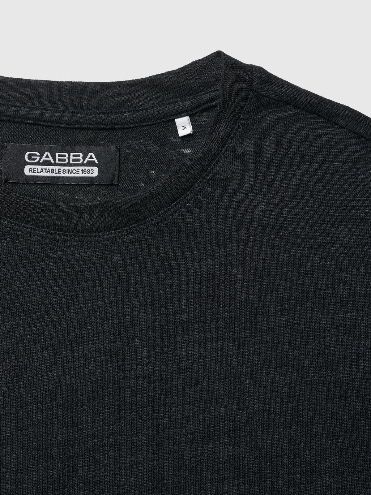 Duke linnen t-shirt black - Gabba