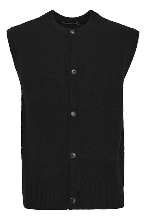 Karl cardigan vest black beauty - Casual Friday