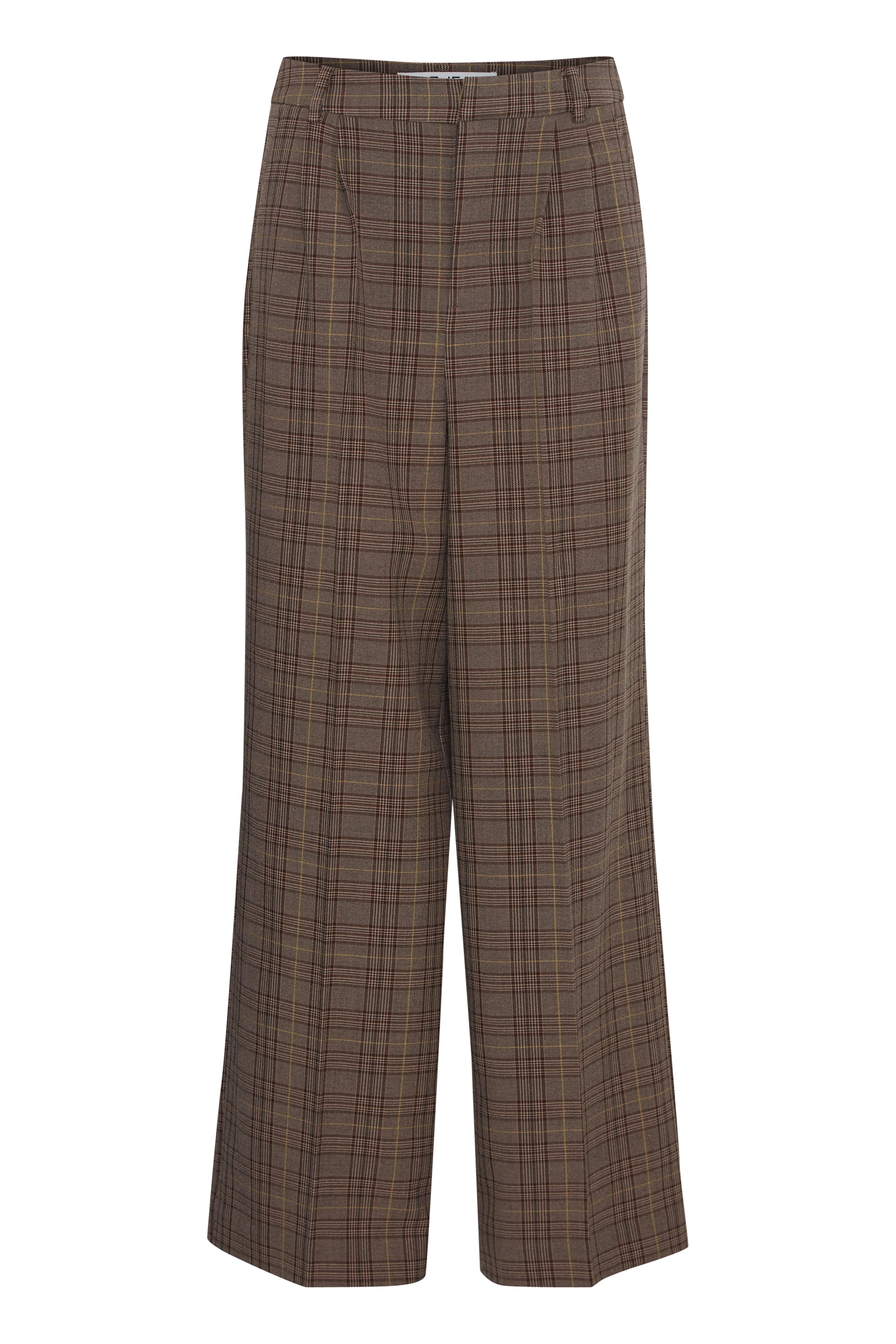 Lyzet broek brown check - Pulz