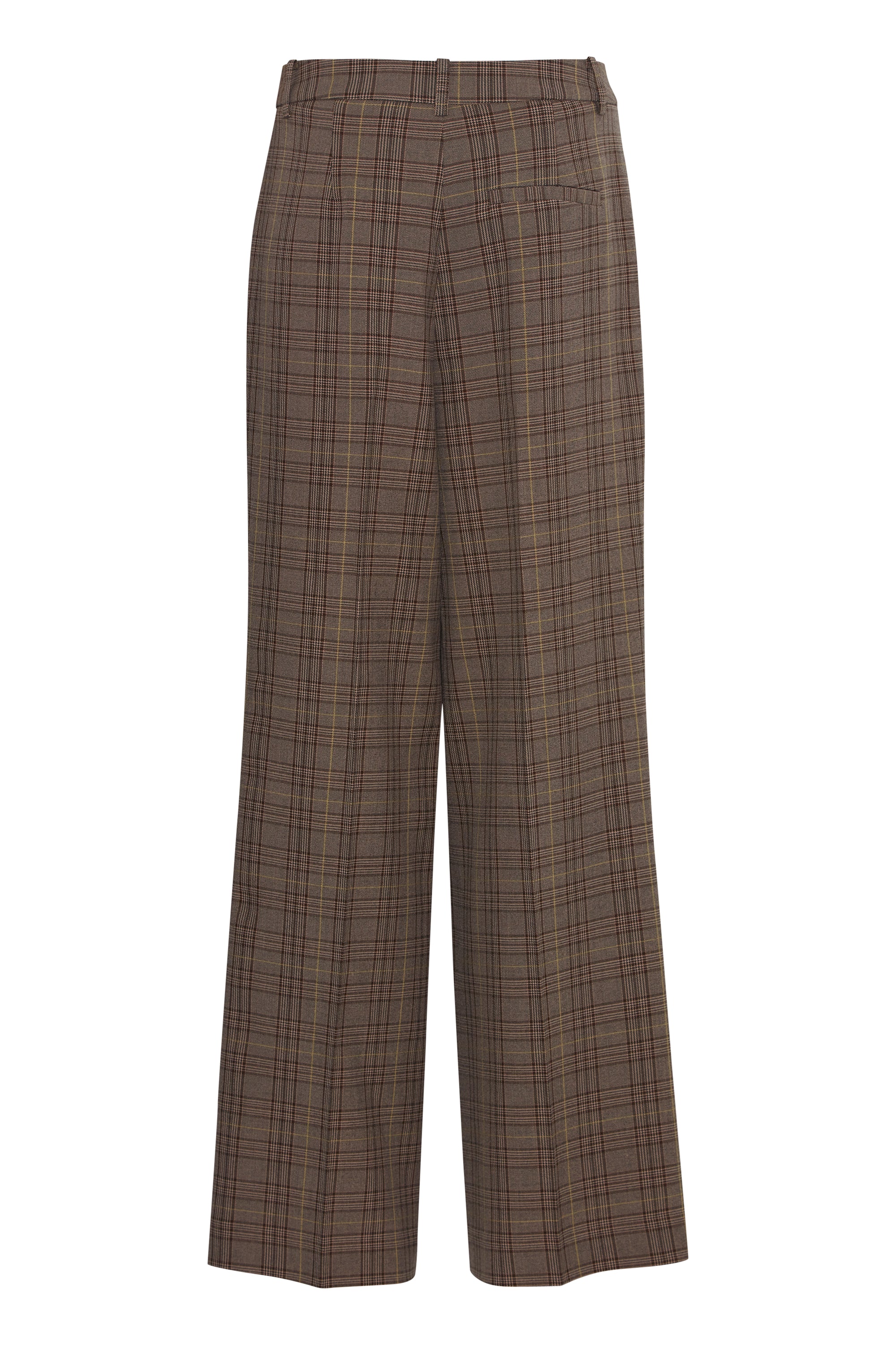 Lyzet broek brown check - Pulz