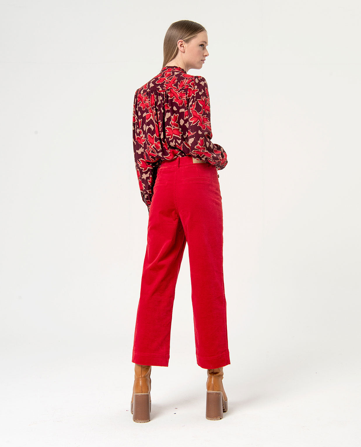 Nepa 526 broek rouge - Surkana