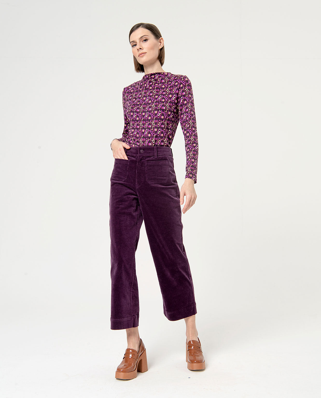 Nepa 522 broek violet - Surkana