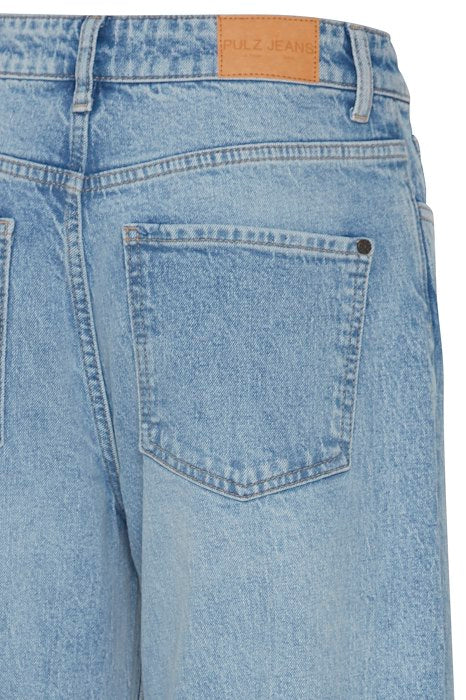 Melrose jeans wide leg light blue - Pulz