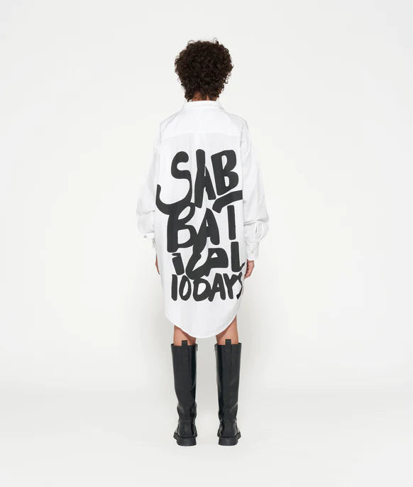 Oversized shirt sabatical white - 10 days