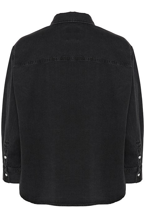 Collette hemd washed black - Part Two