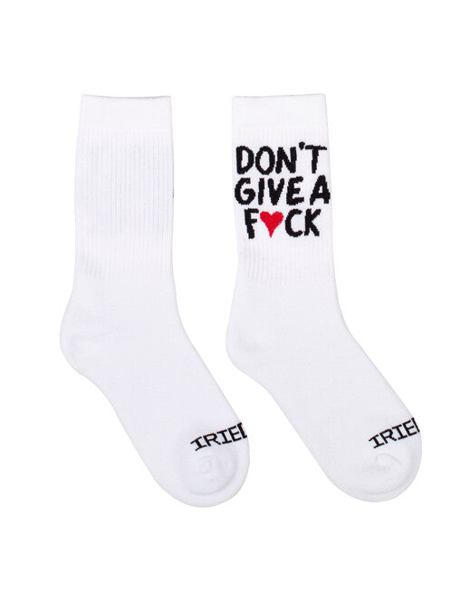 Give A Sock sokken white - Iriedaily