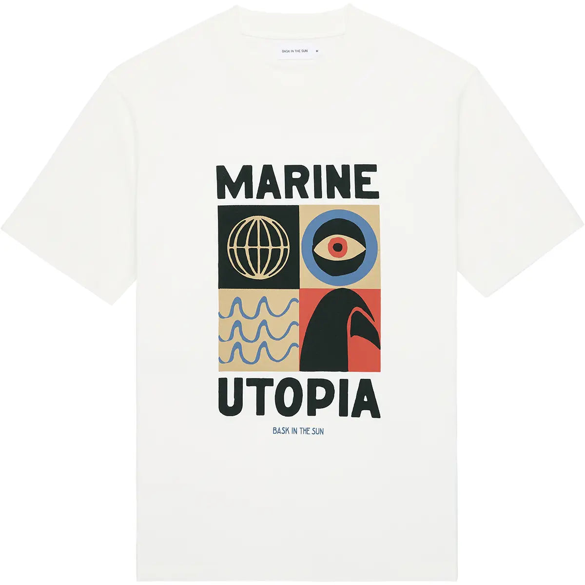 Marine utopia t-shirt natural - Bask in the sun