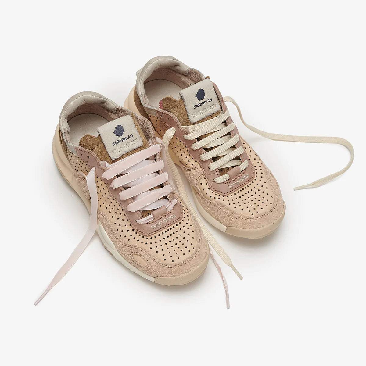 Chacrona sneaker laser premium warm taupe - Satorisan