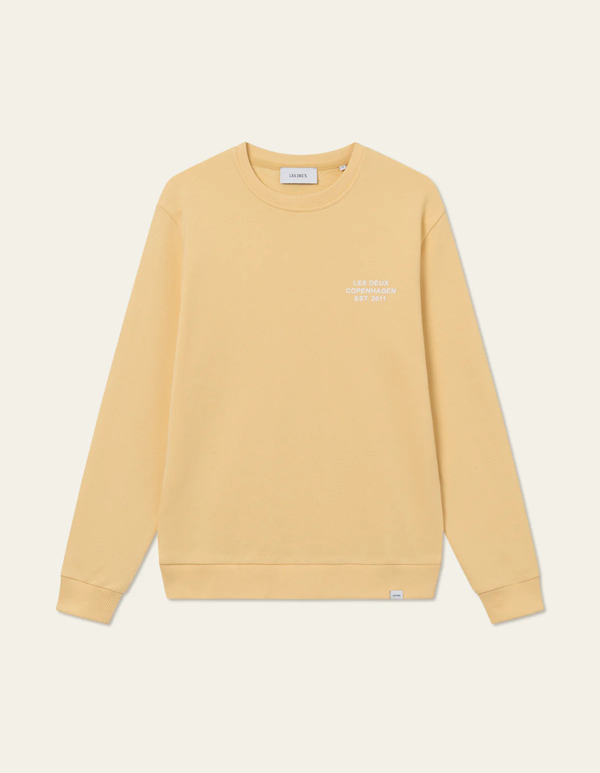Copenhagen sweater creamy yellow/white - Les Deux Copenhagen