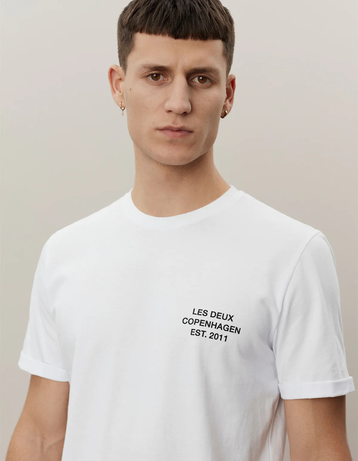 LDM t-shirt white/black - Les Deux Copenhagen