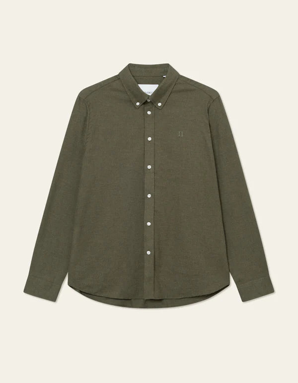 Desert regular shirt olive night mel - Les Deux