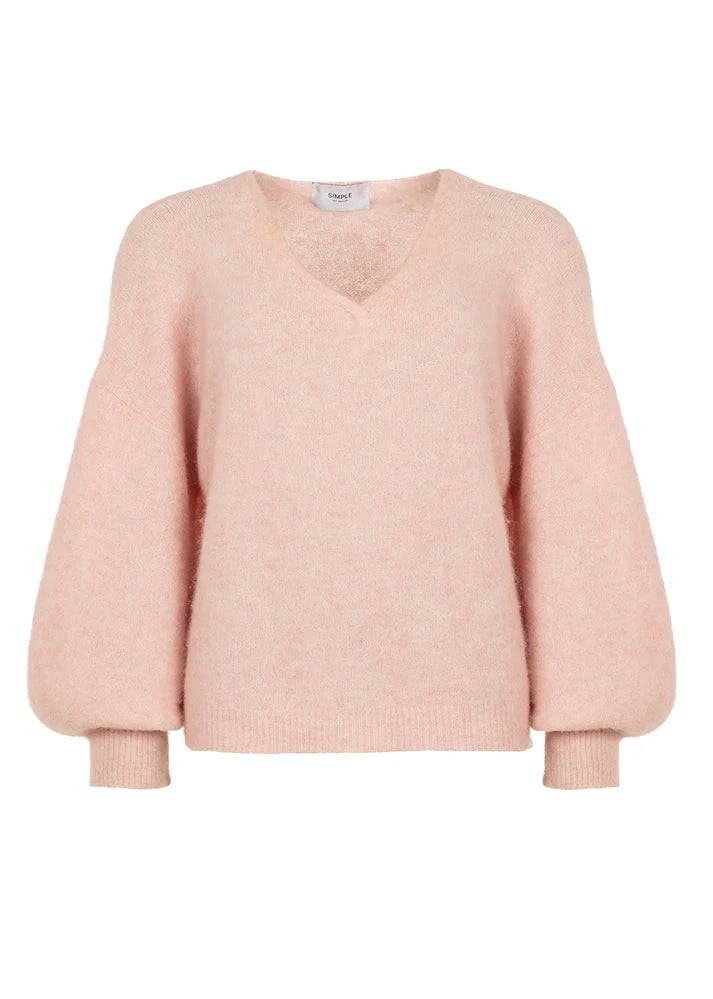 Deux trui misty rose mel - Simple