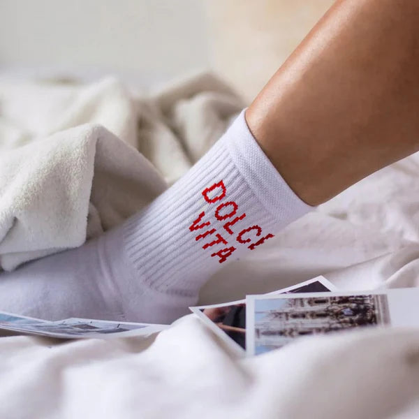 Dolce vita tennis socks white - on vacation