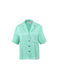 Chelly blouse turquoise - Frnch
