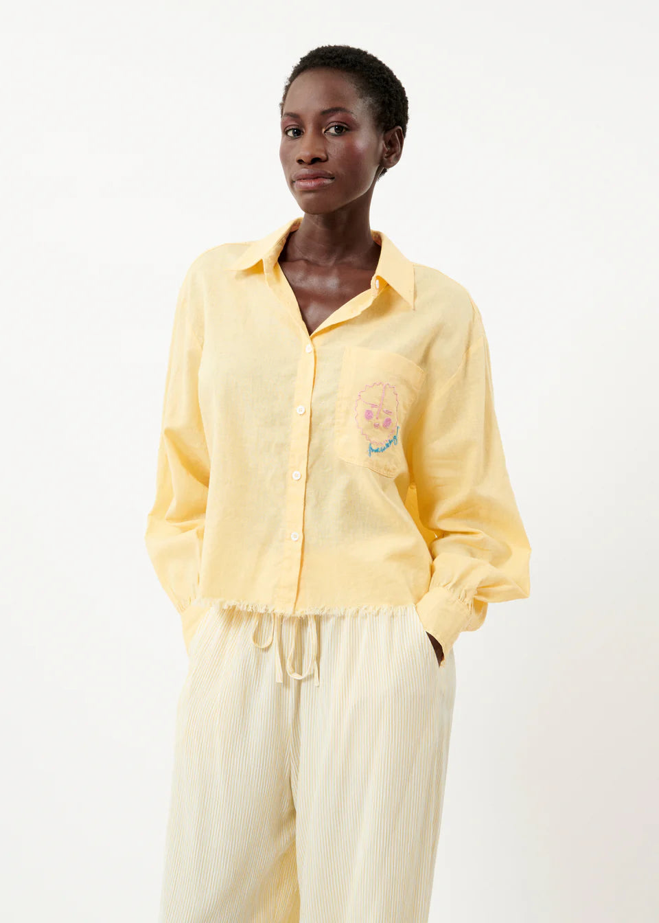 Carlita blouse jaune - Frnch