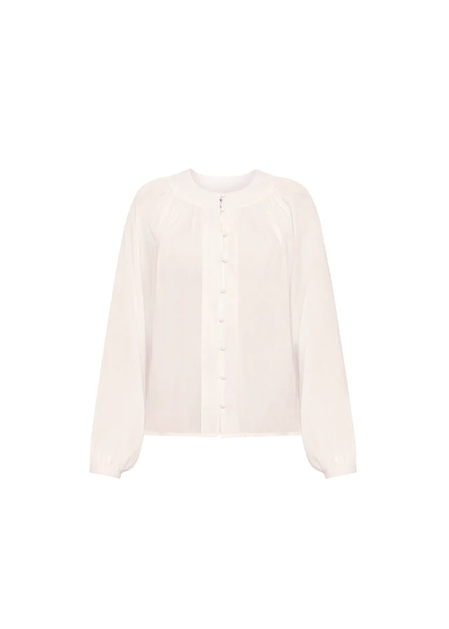 Philipine blouse blanc - Frnch