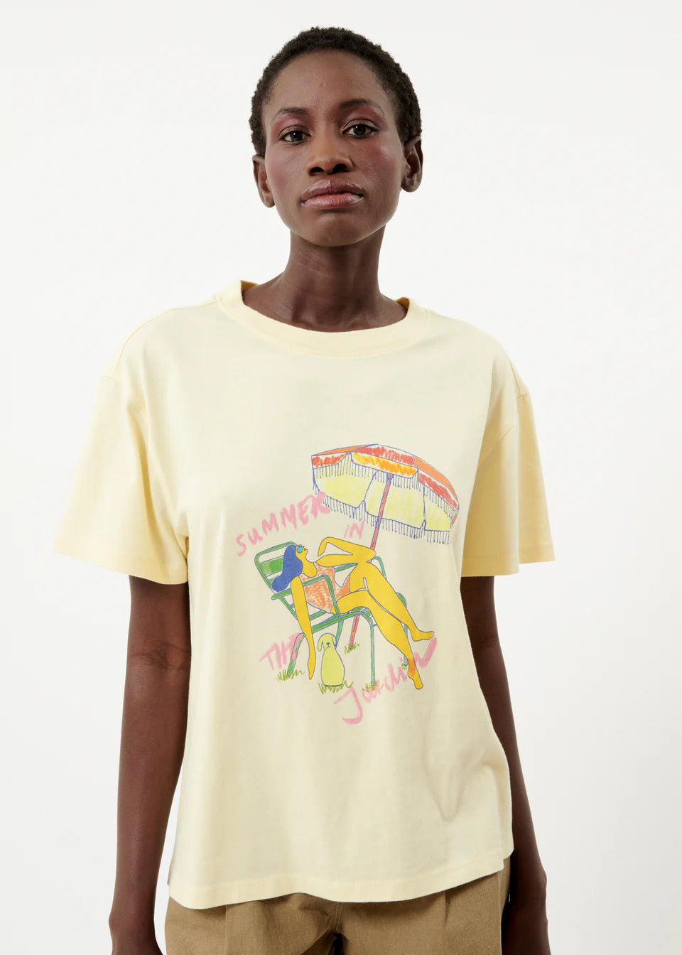 Parasol t-shirt jaune - Frnch
