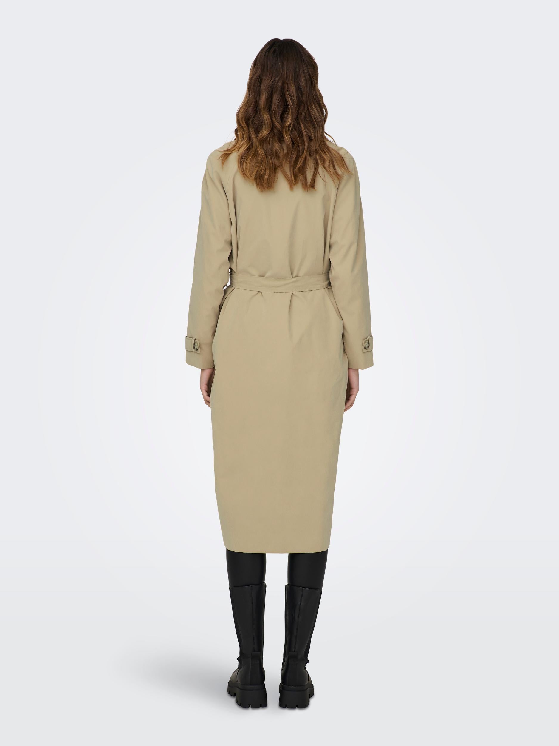 Panther trenchcoat sand - JDY