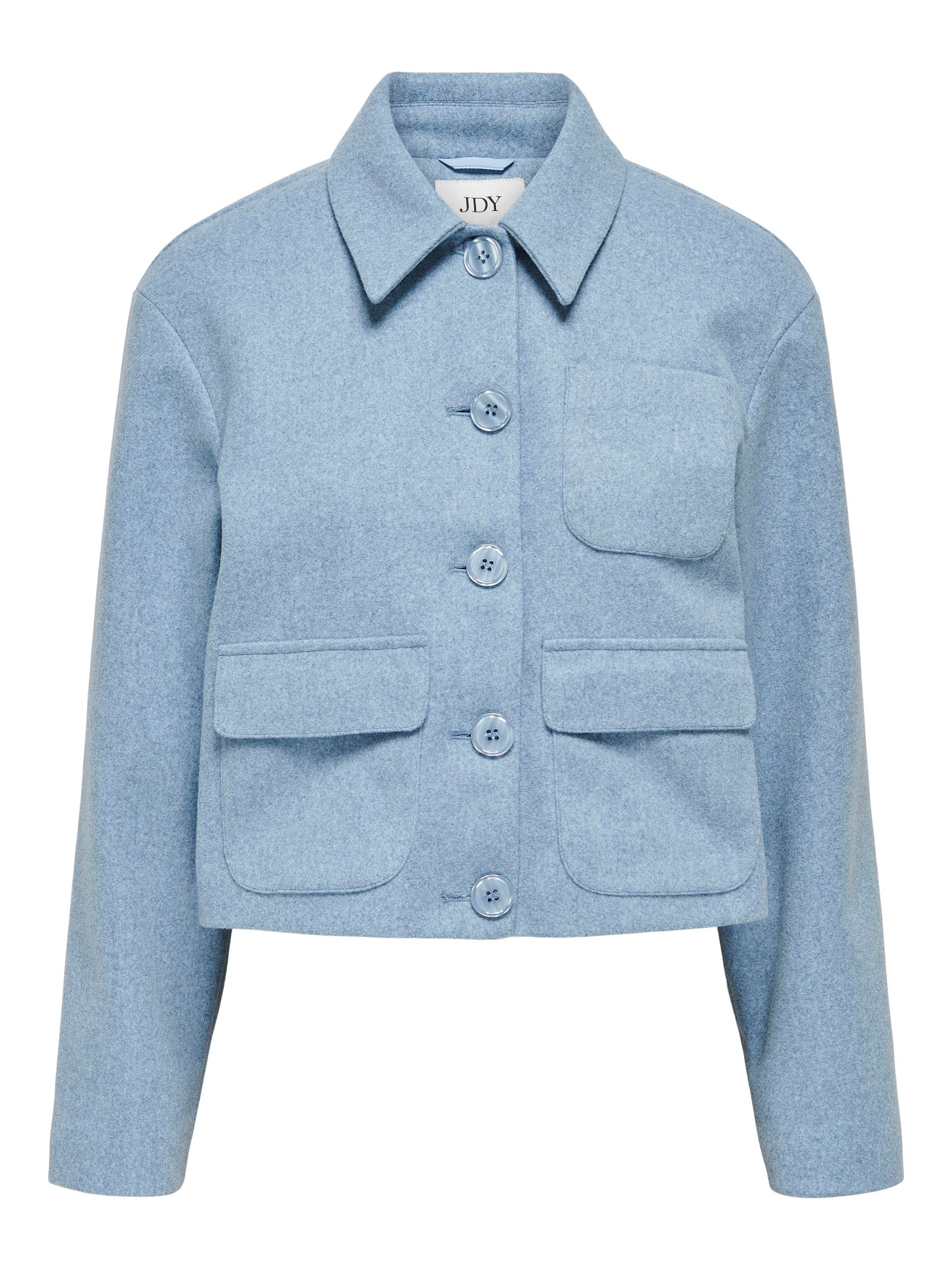 Callie short jacket coat cashmere blue - JDY