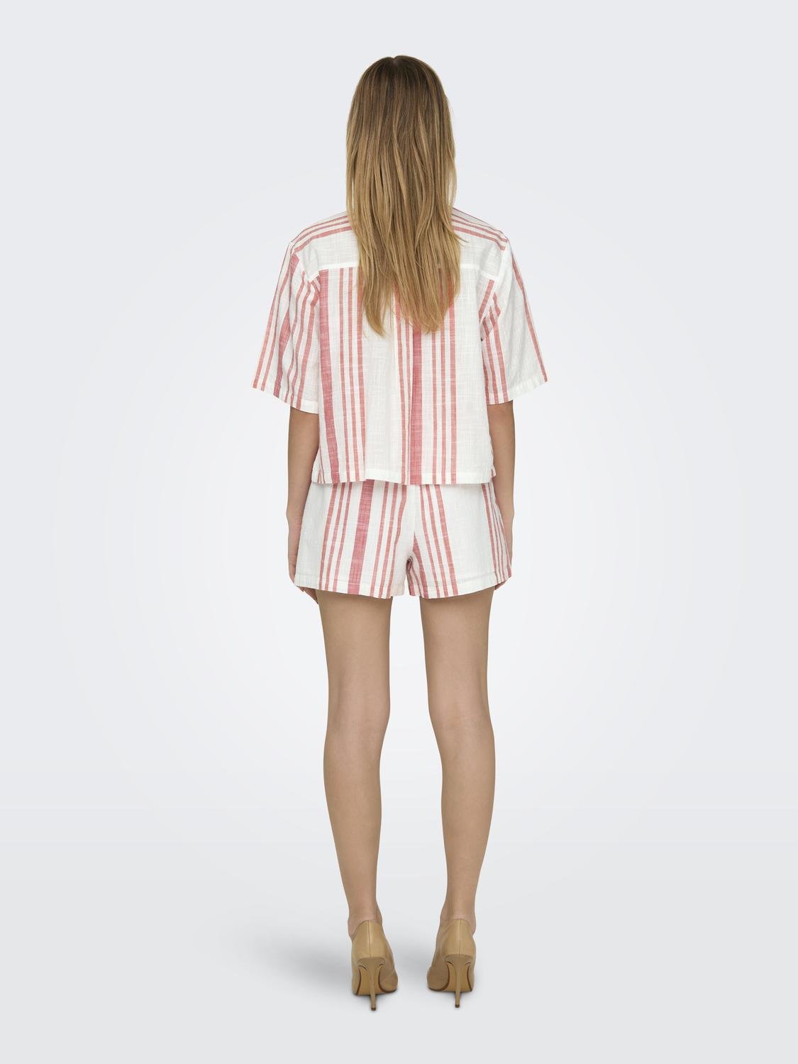 Dorthea hemd stripe shell pink  - JDY