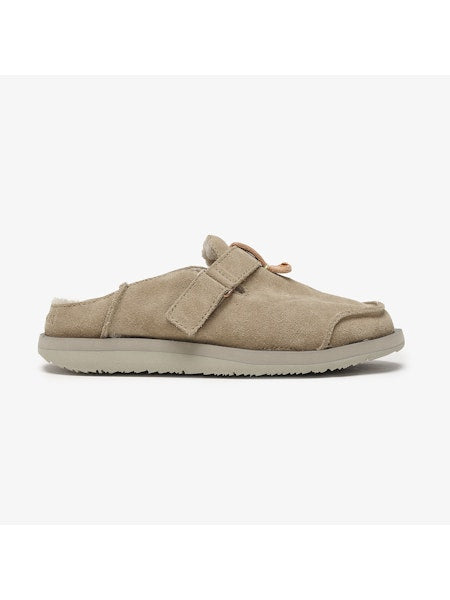 Uwabaki clogs strap suede driftwood - Satorisan