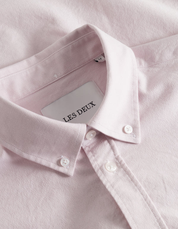 Konrad Oxford hemd oyster rose - Les Deux