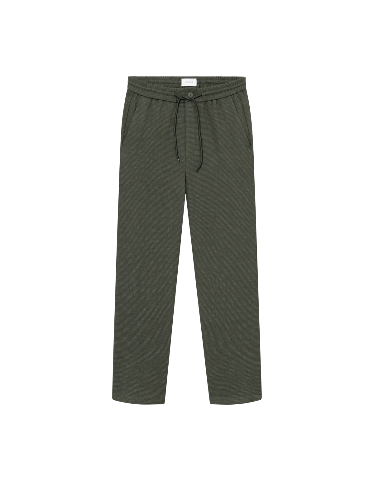 Como tapered drawstrings broek forest green - Les Deux Copenhagen