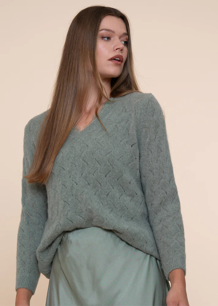 Flach rok stone green - Simple