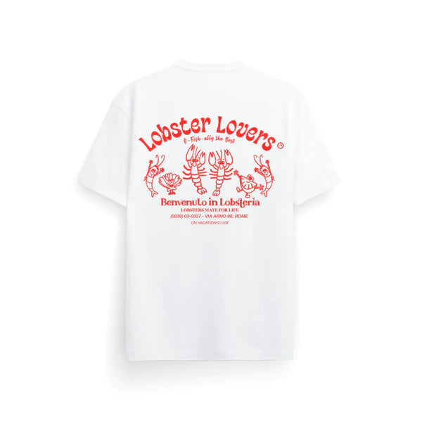 Lobster lovers t-shirt white - On vacation