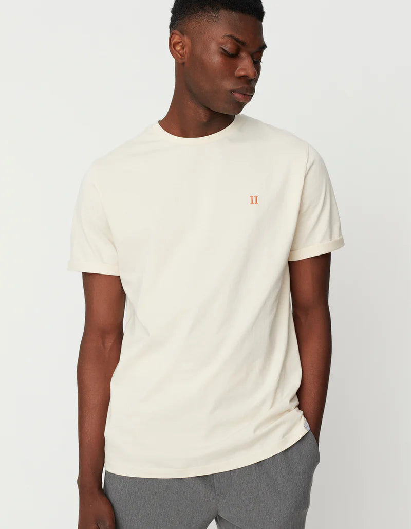 Norregaard t-shirt ivory /orange - Les Deux Copenhagen