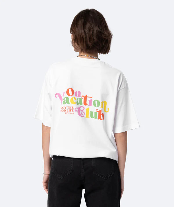 Enjoy t-shirt white - On vacation