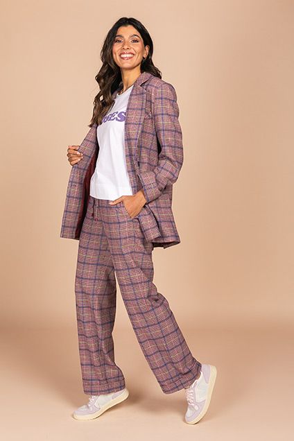 7598 GU broek pink - Four Roses