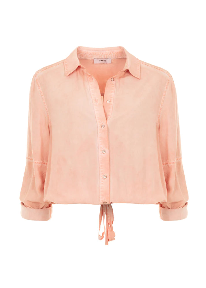 Salou blouse peach keen - Simple