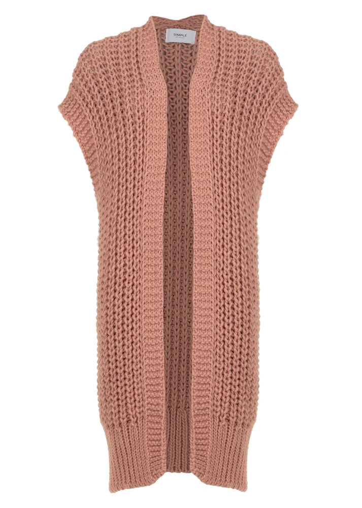 Sirka cardigan misty rose - Simple