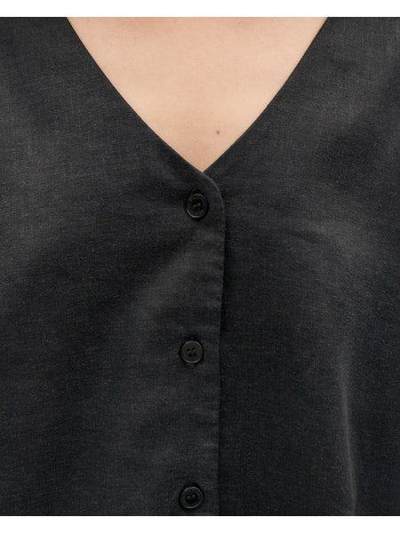 Libelula blouse black hemp - Thinking Mu