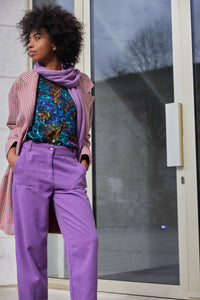 6510 WE broek violet - Four Roses