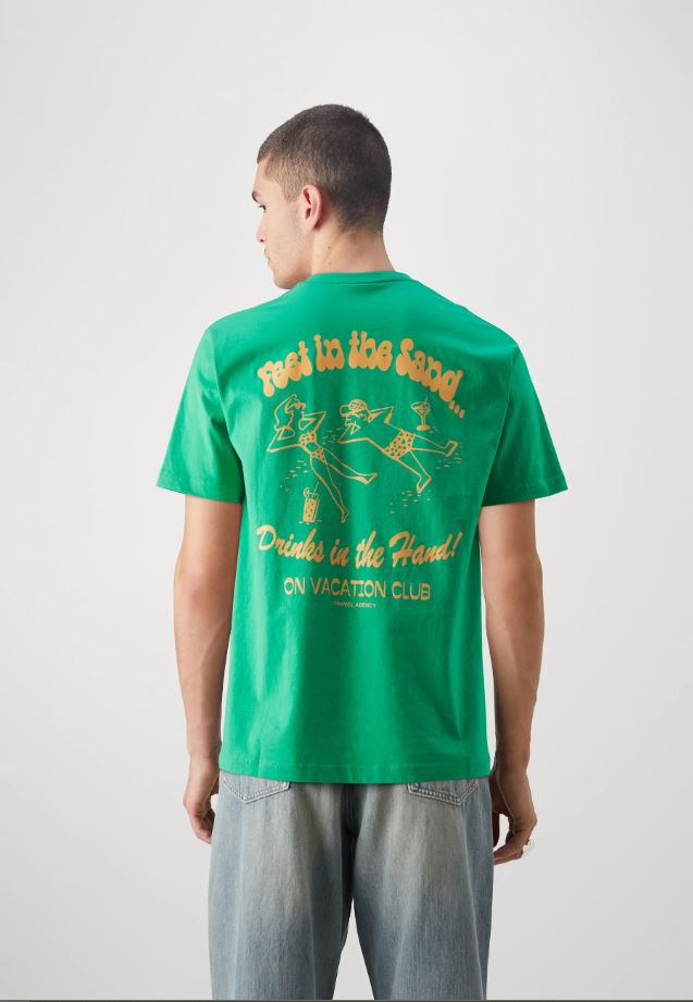 Beach day t-shirt mint leaf - On vacation