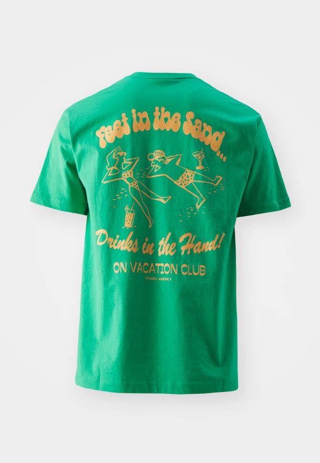 Beach day t-shirt mint leaf - On vacation