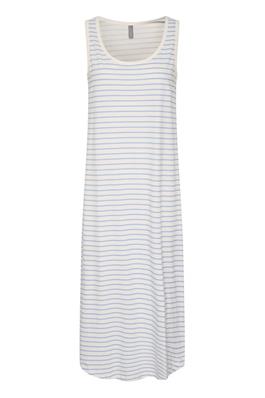 Deia mouwloze jurk blue/white stripe - Culture