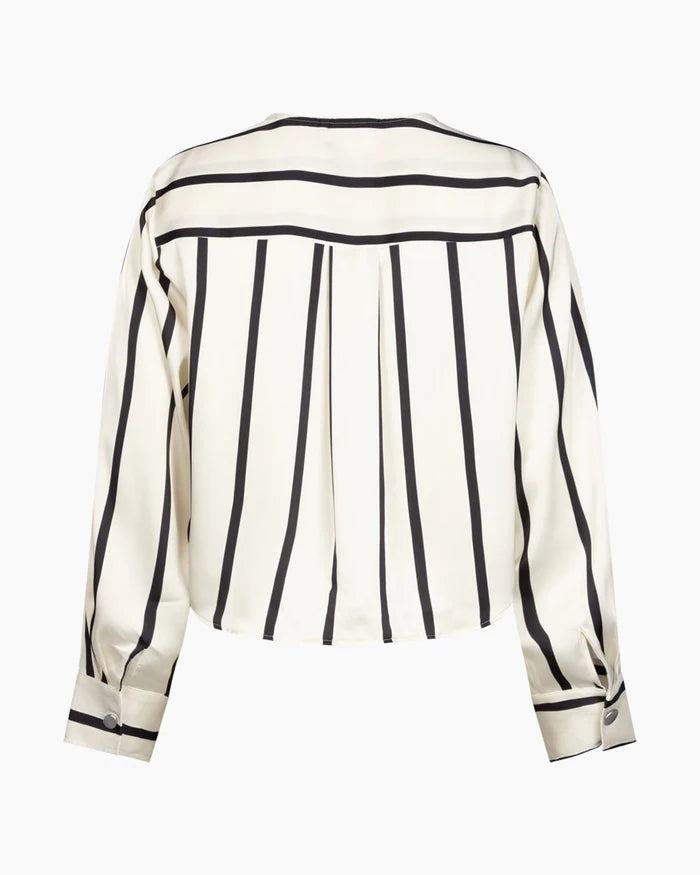 Elisa top black white stripe - Another Label