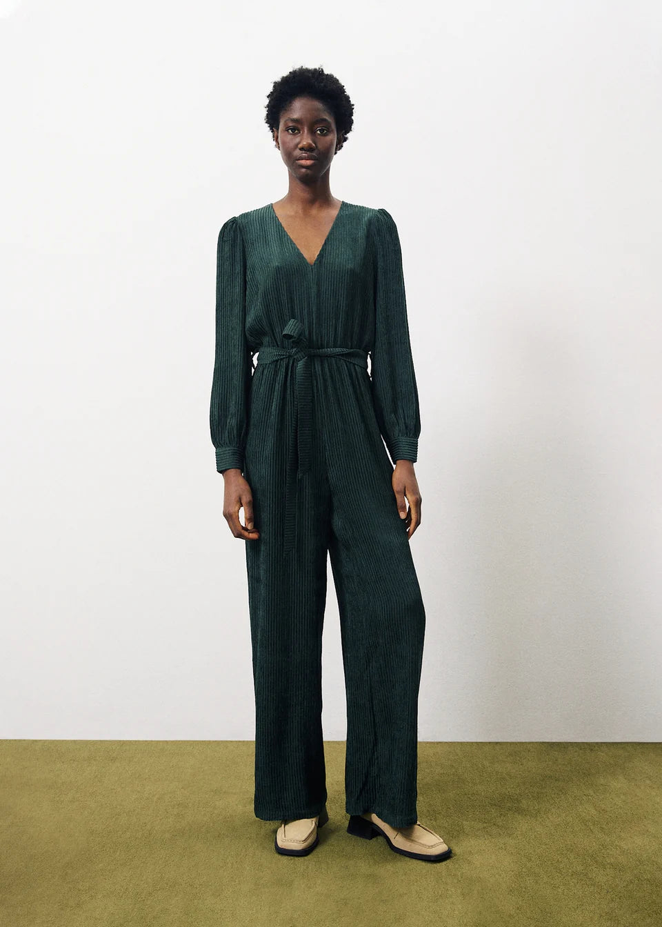 Madleen jumpsuit vert foret - Frnch