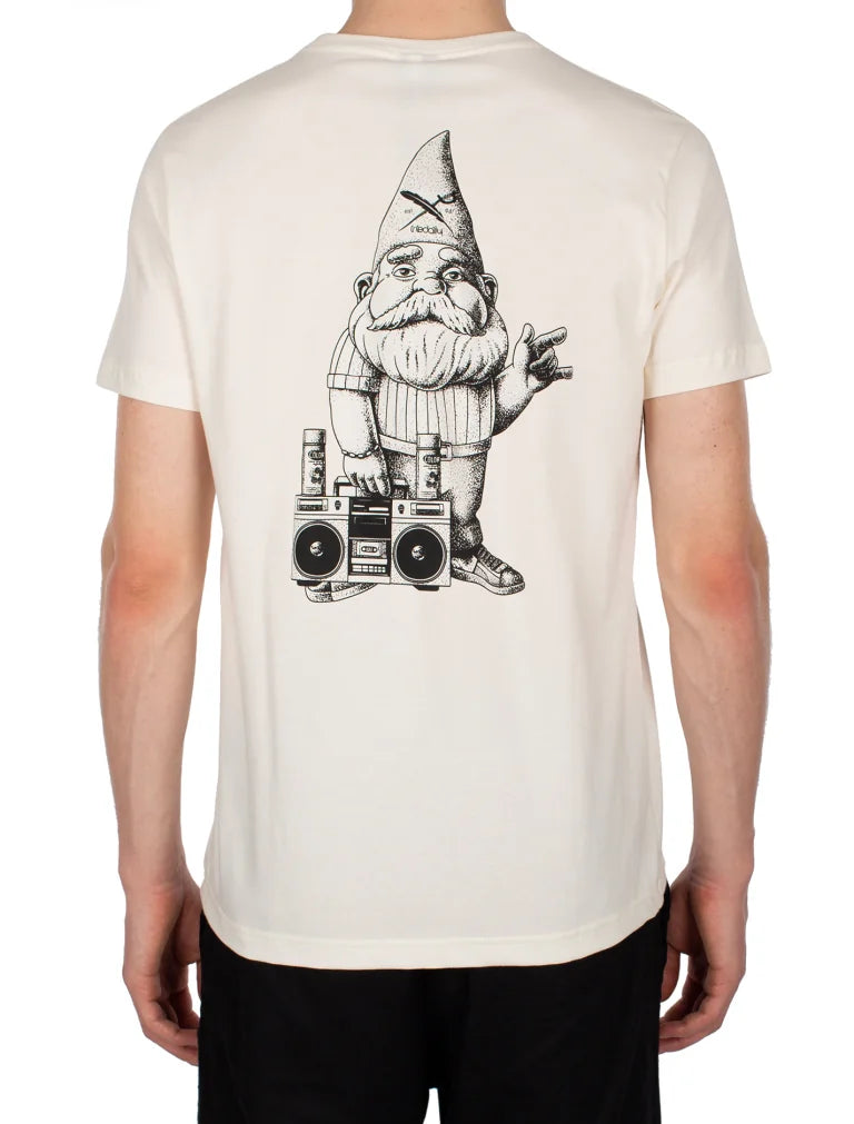 Garden gnome t-shirt offwhite - Iriedaily