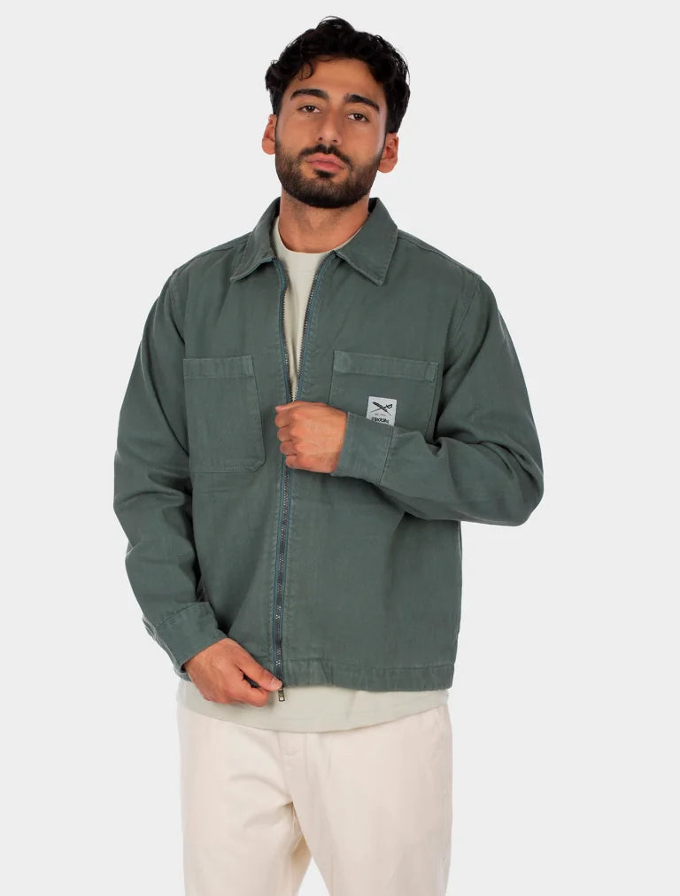 Nanolo shirt jacket jungle green - Iriedialy